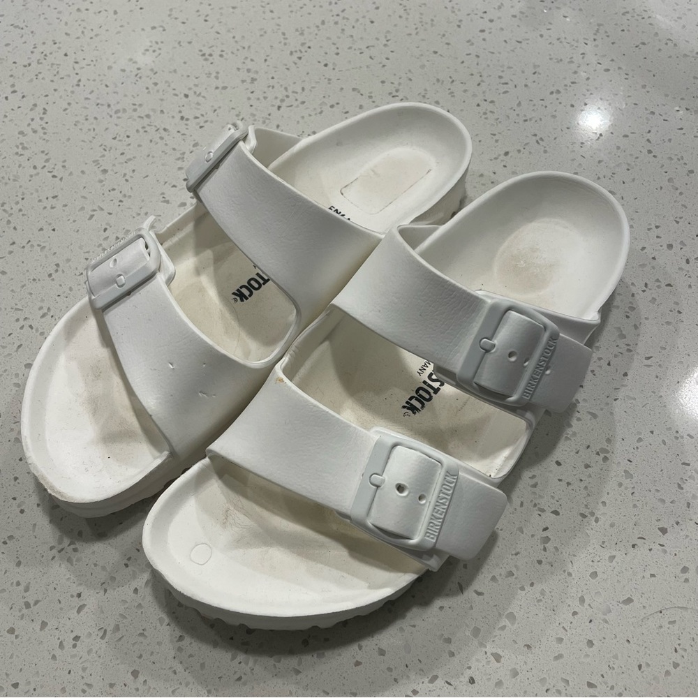 Birkenstock Arizona Slide Sandal White